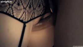 Creampie In Parking Garage Gif - Wife Fucked And Creampied Gif