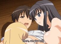 Hentai Threesome Handjob - Hairy Cameltoe Handjob Cum Gif