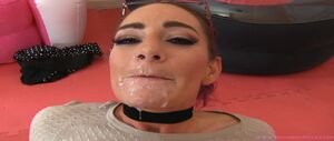 Savannah Fox Plays With Cum In Mouth Gif - Xxx Xmas Gifs
