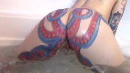 Oiled Booty Gif - Barbed Condom Sex Gif - Lesbian Anal Toy Boy Gif