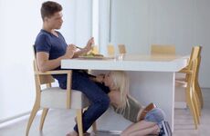 Dinner Is Served - Trucker Jerking Off Gif