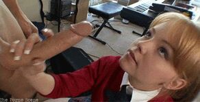 Sweater - Gifs Of Chubby Handjob Cumshots